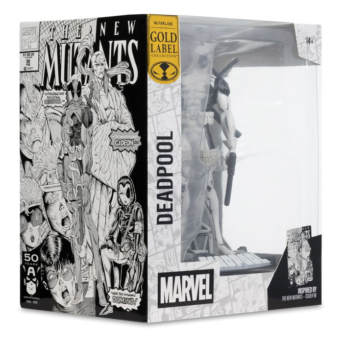 Marvel Collection Estatua PVC 1/10 Deadpool (The New Mutants #98) (Line Art) (Gold Label) 17 cm Marvel Collection Estatua PVC 1/10 Deadpool (The New Mutants #98) (Line Art) (Gold Label) 17 cm