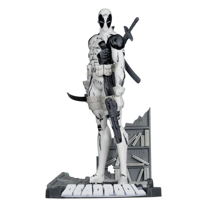 Marvel Collection Estatua PVC 1/10 Deadpool (The New Mutants #98) (Line Art) (Gold Label) 17 cm Marvel Collection Estatua PVC 1/10 Deadpool (The New Mutants #98) (Line Art) (Gold Label) 17 cm
