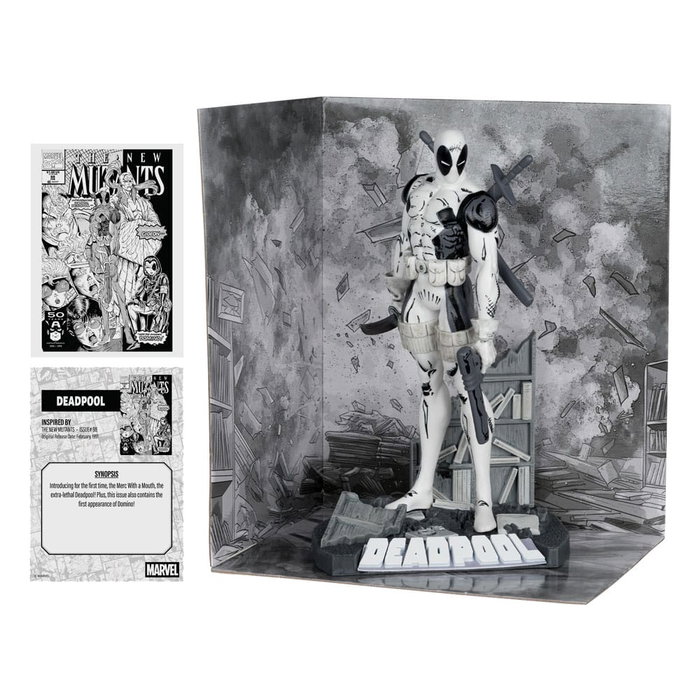 Marvel Collection Estatua PVC 1/10 Deadpool (The New Mutants #98) (Line Art) (Gold Label) 17 cm Marvel Collection Estatua PVC 1/10 Deadpool (The New Mutants #98) (Line Art) (Gold Label) 17 cm