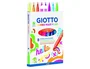 Giotto Turbo Maxi Fluo Estuche de 8 Rotuladores Colores Surtidos Fluo