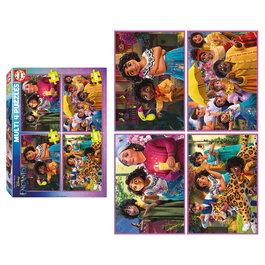 Disney Puzzles Multi 4 En 1 Disney Encanto 50-80-100-150 Piezas 19581