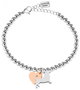 La Petite Story Pulsera Dog & Kitty Basset Hound SS Gris