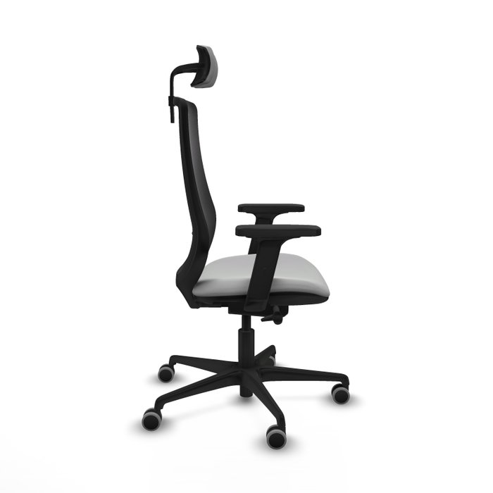 PIQUERAS Y CRESPO Silla de oficina Mardos Gris claro y Negro