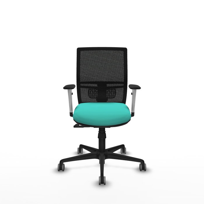 PIQUERAS Y CRESPO Silla de oficina Yunquera con mecanismo Sincro, Turquesa y Negro PIQUERAS Y CRESPO Silla de oficina Yunquera con mecanismo Sincro, Turquesa y Negro