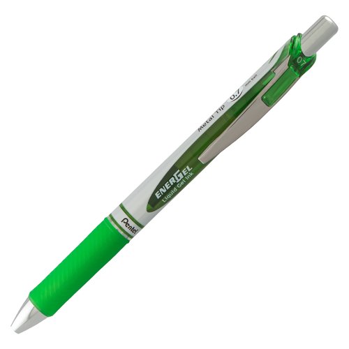 Pentel EnerGel BL77-KX Bolígrafo de gel 0.35 mm, Verde Pentel EnerGel BL77-KX Bolígrafo de gel 0.35 mm, Verde