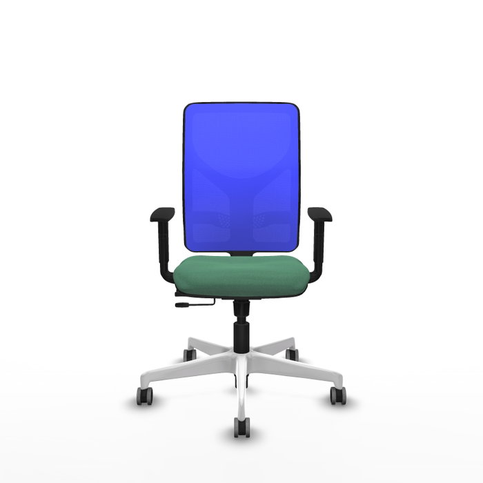 PIQUERAS Y CRESPO Silla de oficina Motilla Verde esmeralda y Azul PIQUERAS Y CRESPO Silla de oficina Motilla Verde esmeralda y Azul