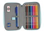 Plumier Doble Moos Garden Turquesa 12.5 x 19.5 x 4 cm (28 piezas)