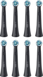 Oral-B Pack de 8 repuestos para cepillo de dientes iO Negro