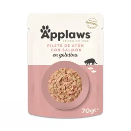 Applaws Comida Gato Sobres Filete Atun y Salmon en Gelatina 16x70 gr