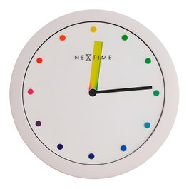 Nextime Reloj de pared 3047 Multicolor de 28 cm
