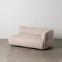 Sofá Módulo Derecho Beige Tejido Salón 151 X 92 X 65 cm