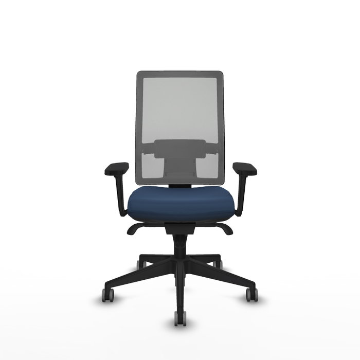 PIQUERAS Y CRESPO Silla de oficina Horna Azul Marino y Gris PIQUERAS Y CRESPO Silla de oficina Horna Azul Marino y Gris