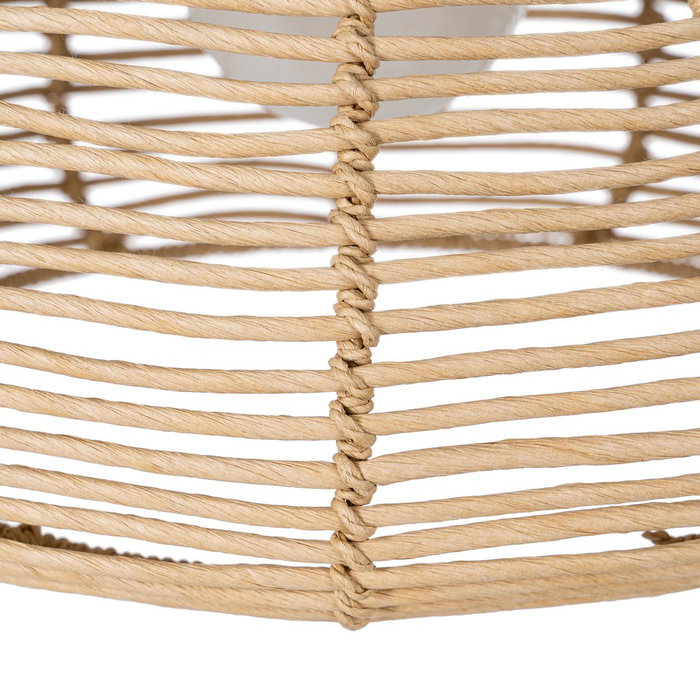 Lámpara Techo Natural Cuerda de Papel 33 X 33 X 21,50 cm
