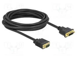 DeLOCK Cable de video DVI-A hembra a VGA macho 5 m