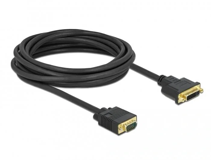 DeLOCK Cable Adaptador DVI-A Hembra a VGA Macho 5 m