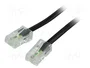 GOOBAY Cable telefónico RJ45 de 3m negro