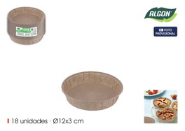 Inde Set de 24 Moldes para Horno de Papel 12 cm x 3 cm