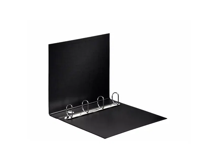 Esselte Carpeta 4 Anillas 40 mm DIN A4 Plástico Forrado Color Negro