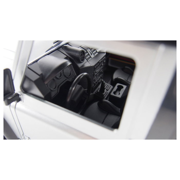 AMEWI D90X12 Camión Oruga RC Crawler 1:12 4x4 Con Motor Eléctrico, Batería LiIon 7.4V 1200mAh, Radio 2.4GHz, Color Negro/Plata, Para Niños 8+ Años
