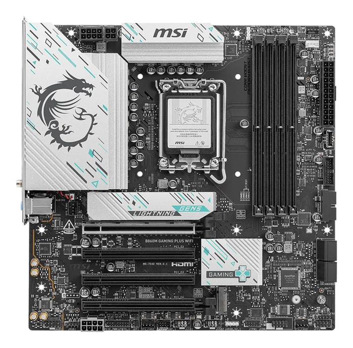 MSI B860M GAMING PLUS WIFI micro ATX DDR5 LGA 1851