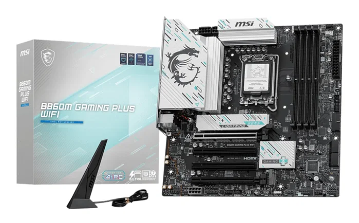 MSI B860M GAMING PLUS WIFI micro ATX DDR5 LGA 1851