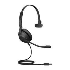 Jabra Evolve2 30 SE USB-A Auriculares Mono con Cable para Ordenador, Certificado para Microsoft Teams