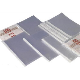Grafoplás Fundas A4 Transparentes - Bolsa Multitaladro Estándar 11 Puntos, Set de 10 Unidades (Set de 10)