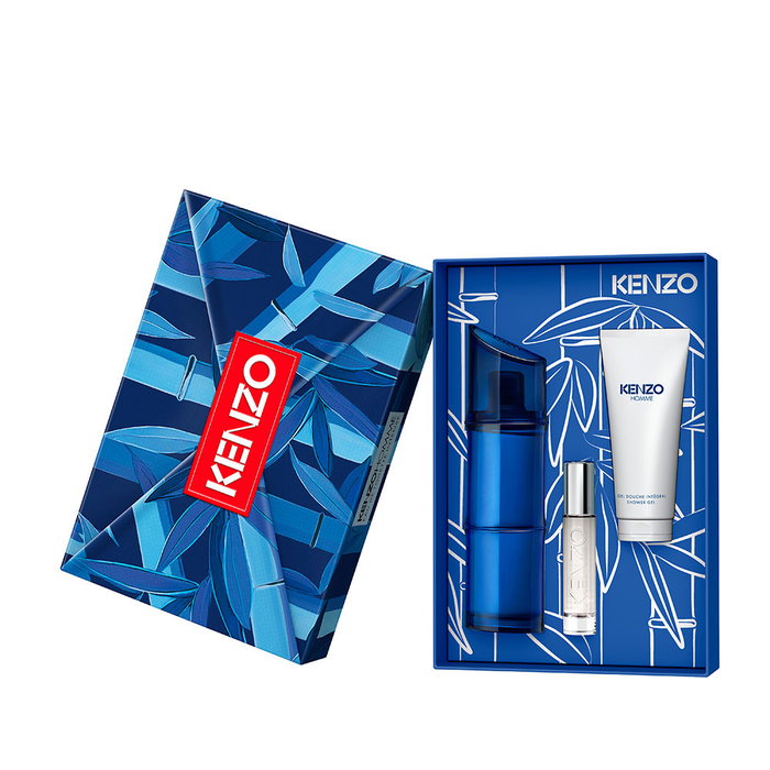 KENZO HOMME EDT Estuche Regalo Hombre - 3 piezas (110ml + 10ml + Gel Ducha 75ml)