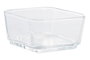 DKD Home Decor Set de Aperitivo 3 Piezas de Cristal y Acacia 300ml