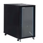 Phasak Armario Rack 19'' Phasak Pro 22U 600x1000 Negro Montado