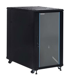 Phasak Armario Rack 19'' Phasak Pro 22U 600x1000 Negro Montado