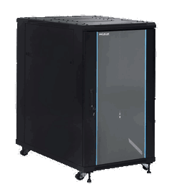 Phasak Armario Rack 19'' Phasak Pro 22U 600x1000 Negro Montado
