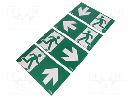 EATON ELECTRIC Conjunto de 4 pictogramas SafeLite