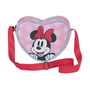 Karactermania Bolso Minnie B. Corazon Casual Ribbon Rosa 15,5x21x6,5cm