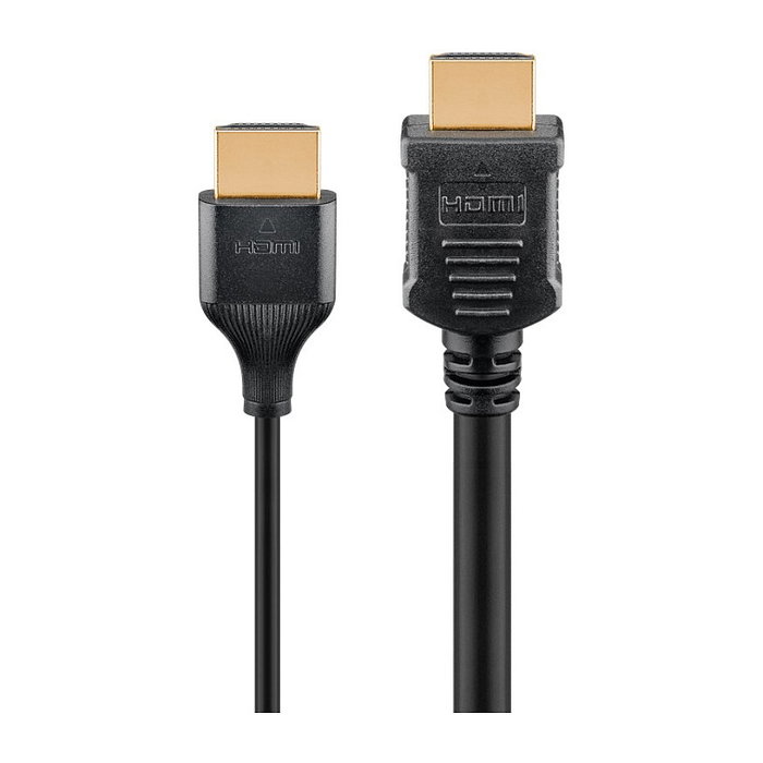 GOOBAY Cable HDMI Slim High Speed de 1m, Negro GOOBAY Cable HDMI Slim High Speed de 1m, Negro