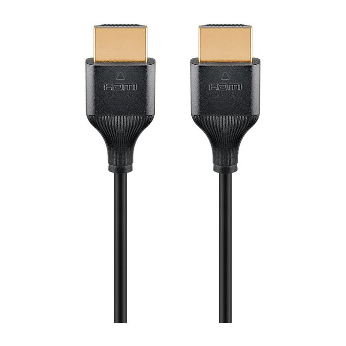 GOOBAY Cable HDMI Slim High Speed de 1m, Negro GOOBAY Cable HDMI Slim High Speed de 1m, Negro
