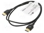 GOOBAY Cable HDMI Slim High Speed de 1m, Negro