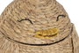 DKD Home Decor Cesta Jacinto de Agua Metal Pinguino Natural