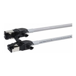 Synergy21 Patch Cable RJ45 CAT6A 500MHz 7.5m Gris S/FTP Slimline LSZH D=4.5mm Rotatable Connector