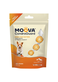 Vetnova Moova Condroguard para Perros Pequeños y Mini, 60 Masticables
