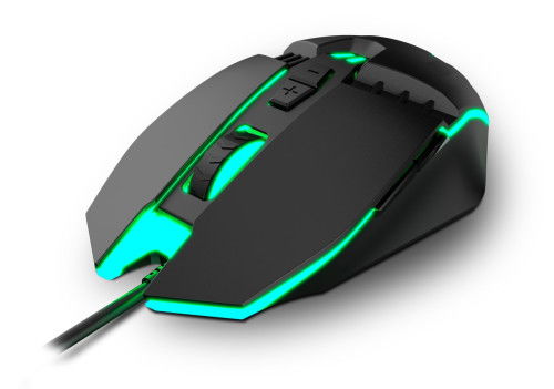 Raton Krom Kalax Gaming Óptico 800-3200 DPI 7 Botones Colores LED