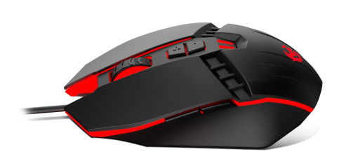 Raton Krom Kalax Gaming Óptico 800-3200 DPI 7 Botones Colores LED