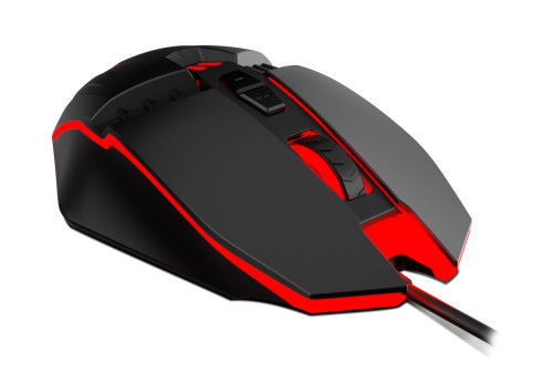 Raton Krom Kalax Gaming Óptico 800-3200 DPI 7 Botones Colores LED