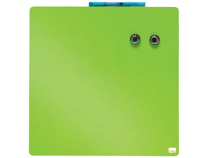 Nobo Pizarra Magnética Blanca 36x36 cm Negro para Hogar