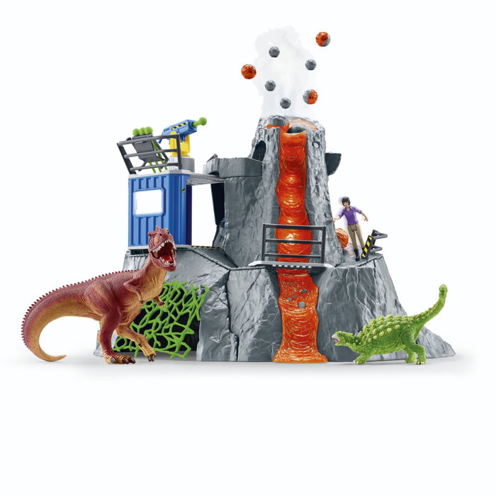 Schleich Dinosaurs 42564 Groe Vulkan-Expedition