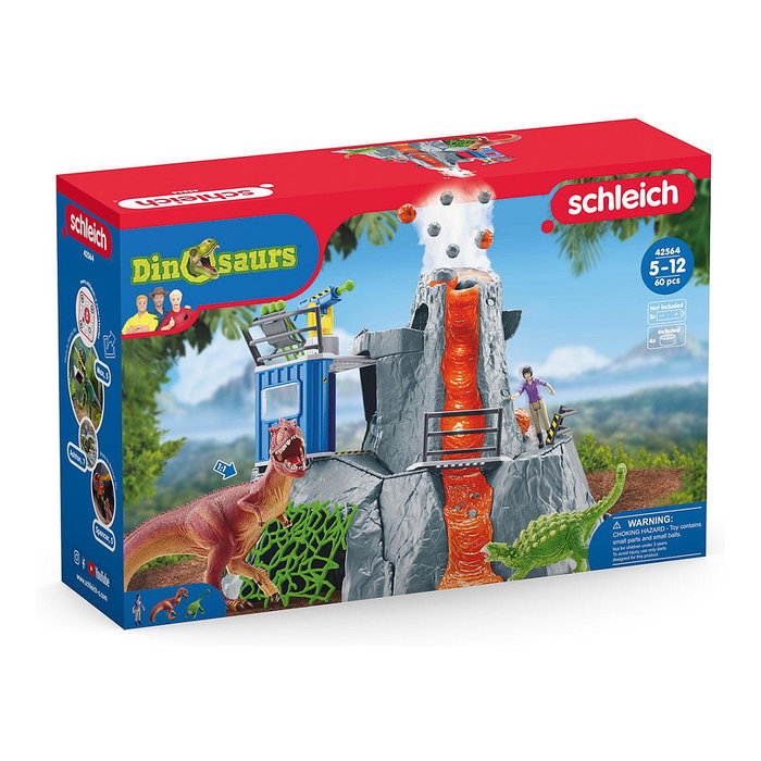 Schleich Dinosaurs 42564 Groe Vulkan-Expedition