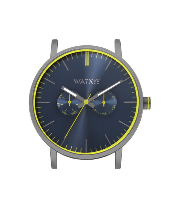 Watxandco WXCA2712 Reloj Analógico con Esfera Azul Watxandco WXCA2712 Reloj Analógico con Esfera Azul