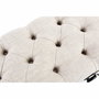 DKD Home Decor Descalzadora Loft Beige Lino y MDF 101 x 42 x 43 cm