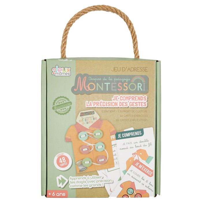 Jeux 2 momes Juego de Actividad de Destreza Dedos Montessori para Mayores de 6 Años