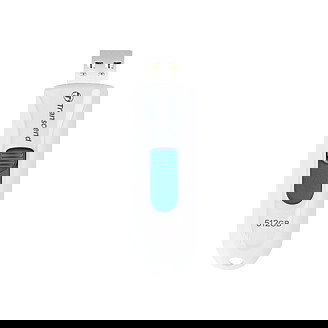 Transcend JetFlash 790 USB 3.2 Gen 1 Llavero de 512 GB, Color Blanco y Negro